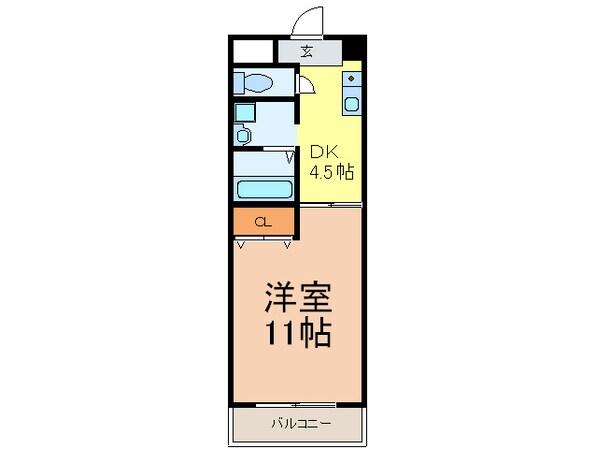 パレスサイド泉の物件間取画像